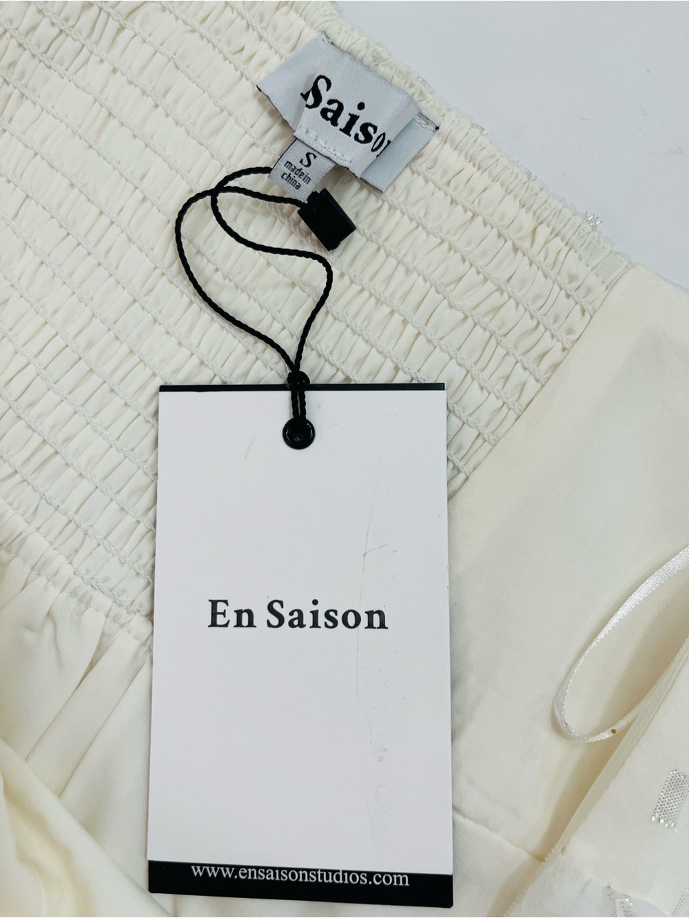 En Saison Cream Tiered Ruffle Maxi Skirt - Women - Picture 14 of 15